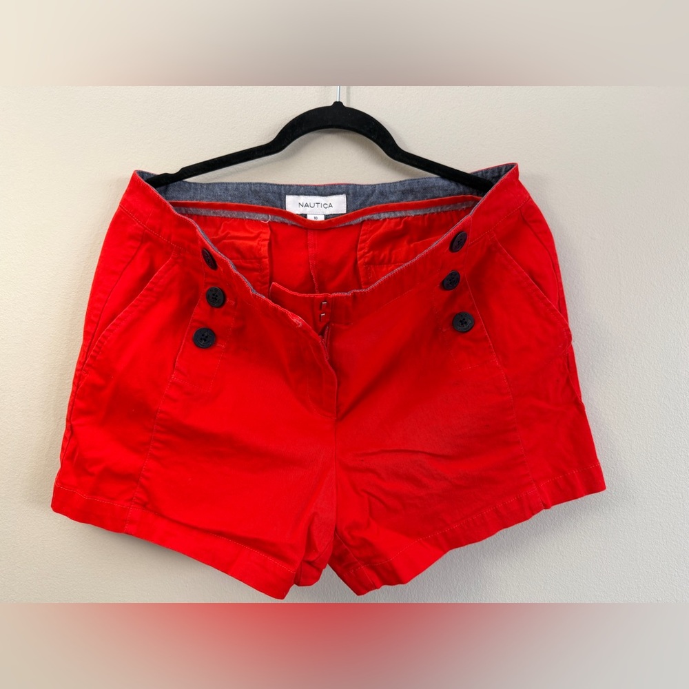 Nautica Women's Bright Red Shorts